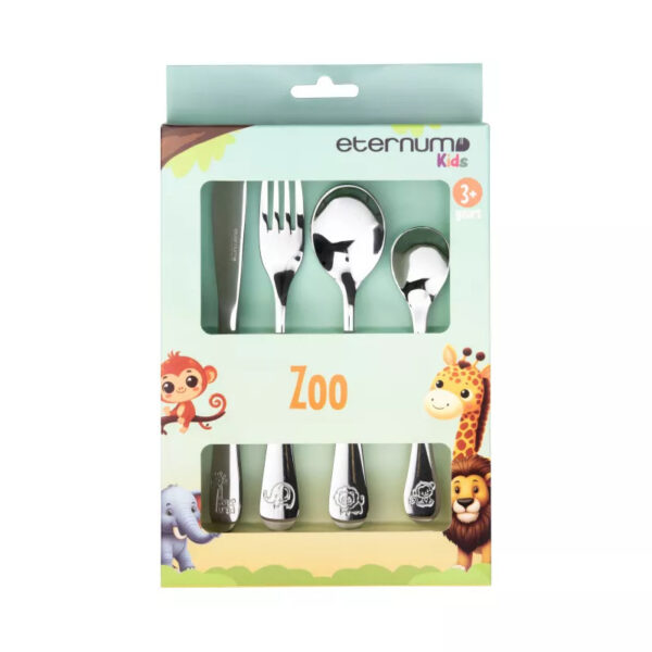 Eternum Zoo Kinderbestek Set 4-delig